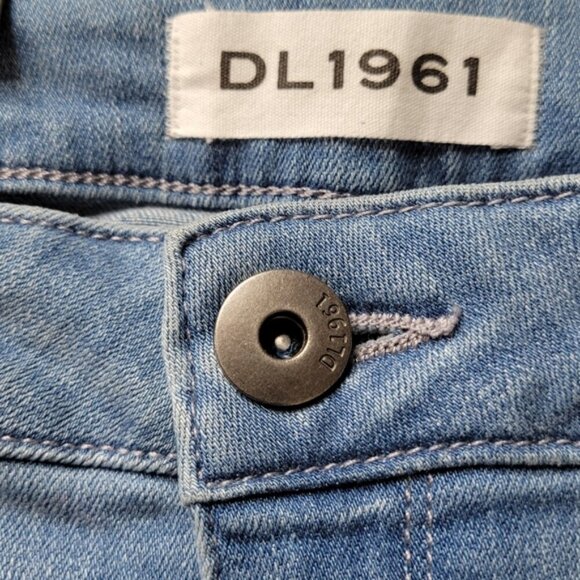 DL1961 Emma Power Legging Jeans Size 31 33X29 Blue Skinny Smart Denim New - Picture 6 of 16